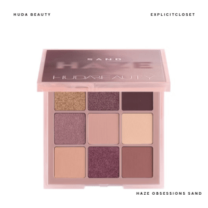 HUDA BEAUTY Haze Obsession Eyeshadow Palette in Sand